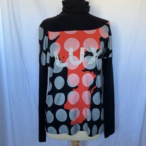 Vintage Custo Barcelona long sleeve turtle neck